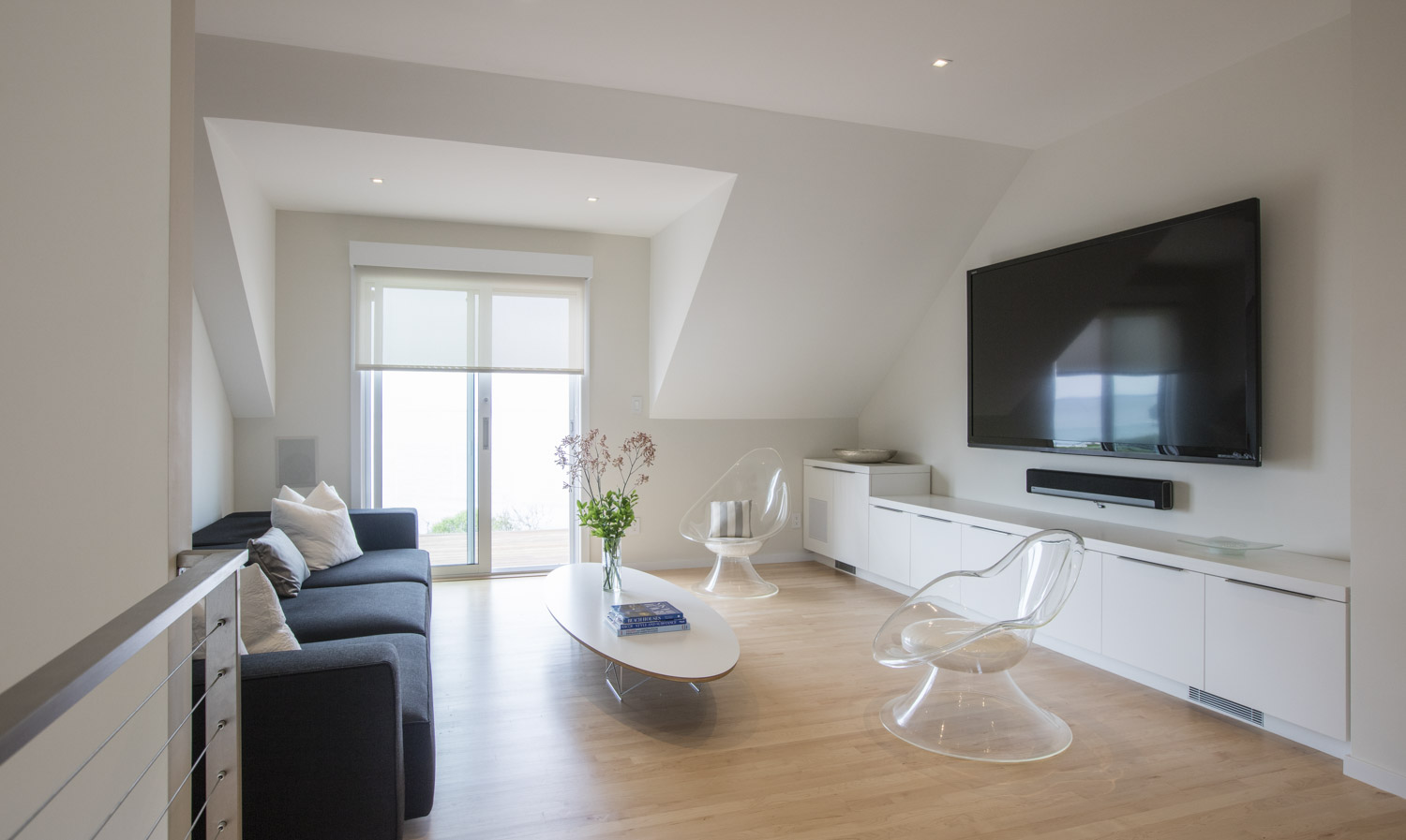 Photo of construction by Ronald Webb Builder.